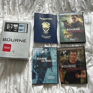 Jason Bourne DVD collection w bonus DVD. Like new. 4 DVDs total